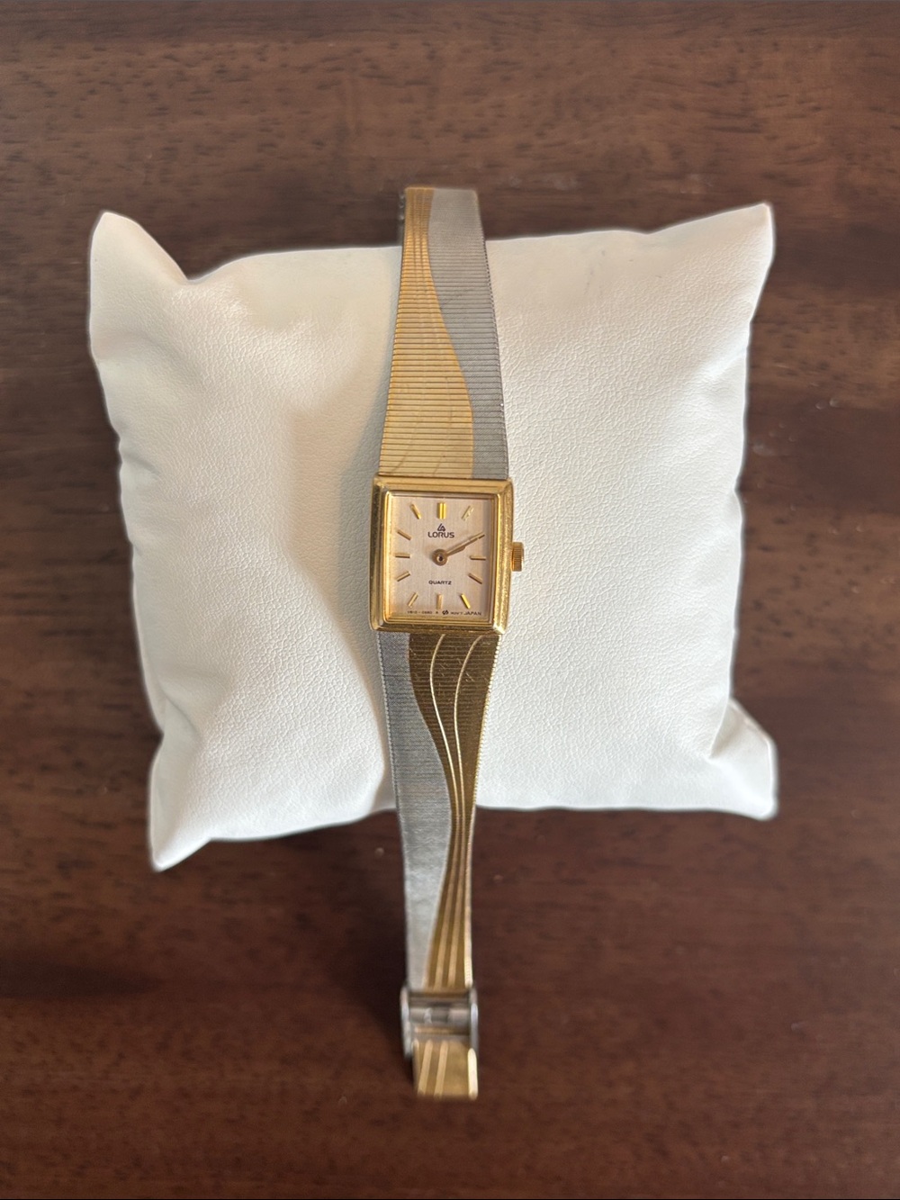 Women's Two-Tone Gold & Silver Dress Watch